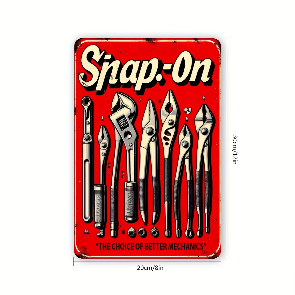 High Definition Tin Sign Vinta - Workshop Tools On Wall recensione e prezzo