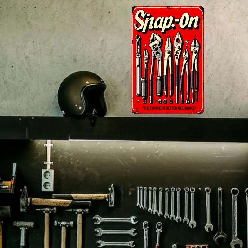High Definition Tin Sign Vinta - Workshop Tools On Wall recensione e prezzo