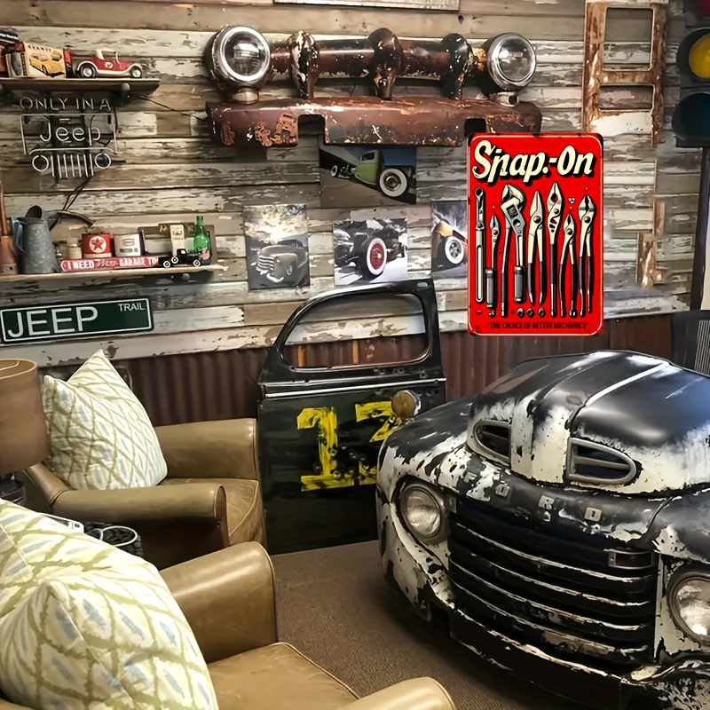 High Definition Tin Sign Vinta - Workshop Tools On Wall recensione e prezzo