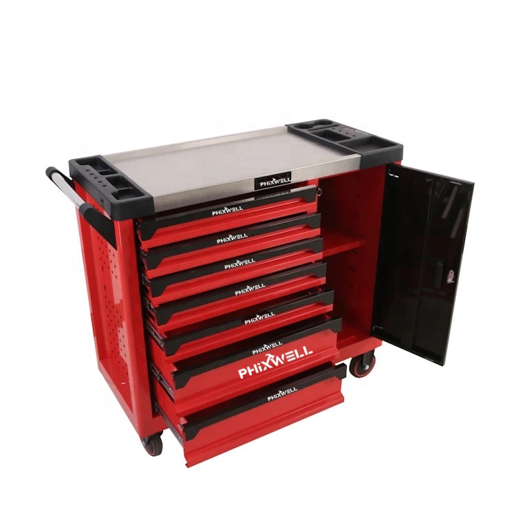 Phixwell XXL 7 Drawers Tool Ca - Workshop Tools Trolley recensione e prezzo