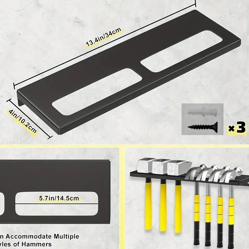 Metal Workshop Tool Wall Rack  - Workshop Tools Holder recensione e prezzo