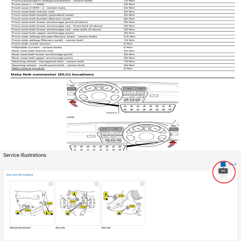2026 Car Data Wiring Diagrams  - Workshop Tools Online recensione e prezzo