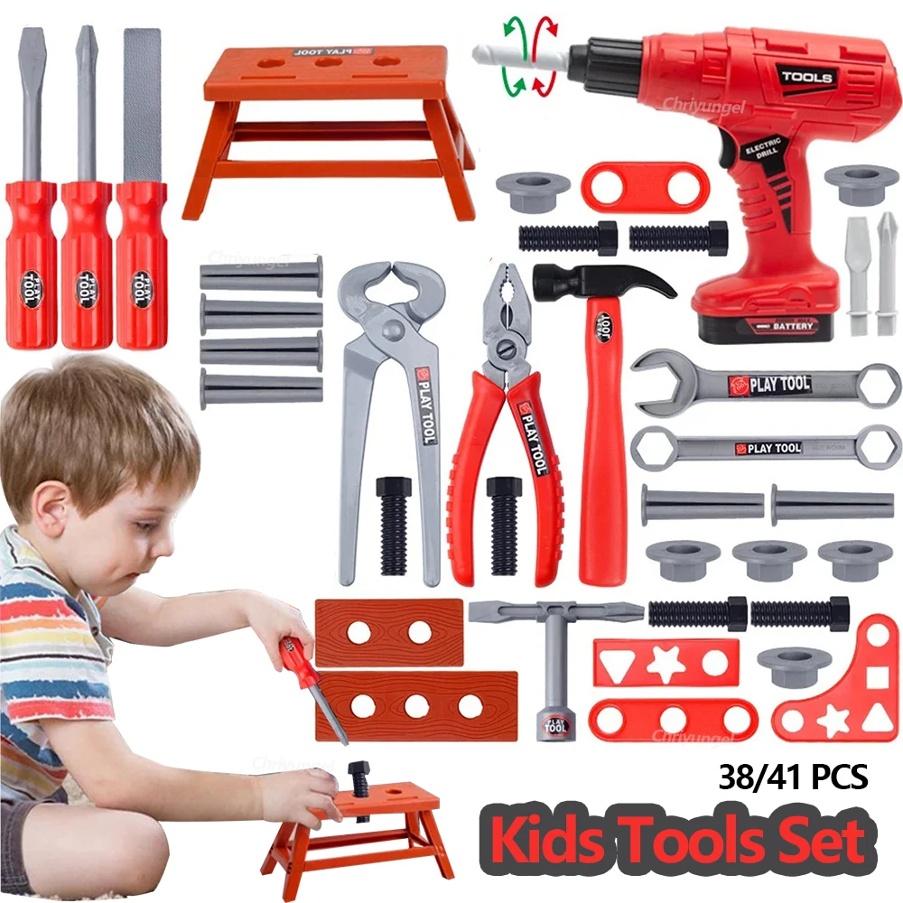 Pretend Tools Kit Toys 38/41 P - Tools Workshop Kids recensione e prezzo