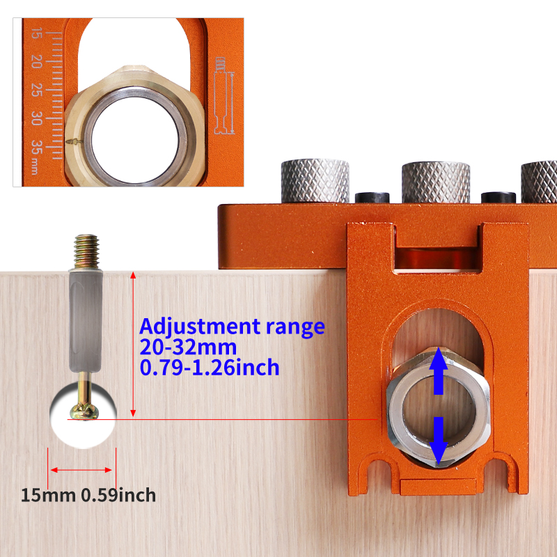Dowel Jig Kit 3-in-1 Adjustabl - Dowel Jig Kit recensione e prezzo