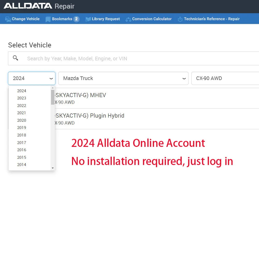 2024 Alldata Online Account Al - Workshop Tools Online recensione e prezzo