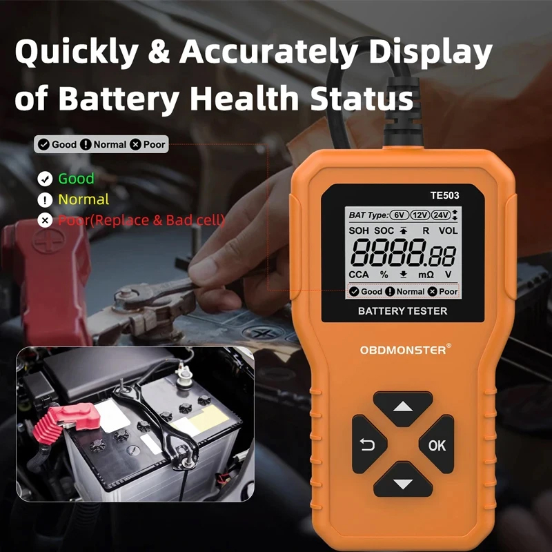Car Battery Tester 100-2200 CC - Workshop Tools Automotive recensione e prezzo