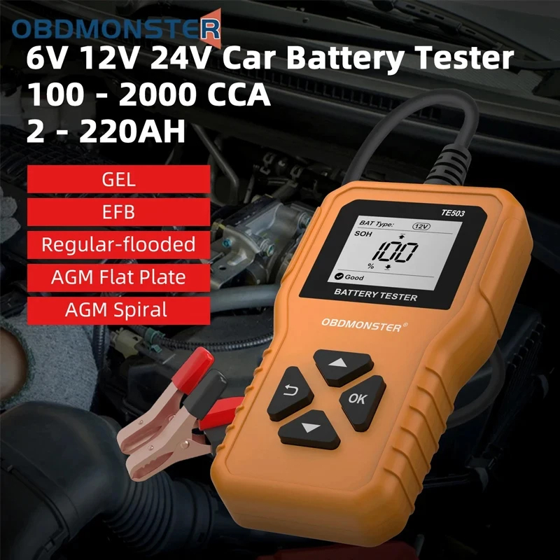 Car Battery Tester 100-2200 CC - Workshop Tools Automotive recensione e prezzo