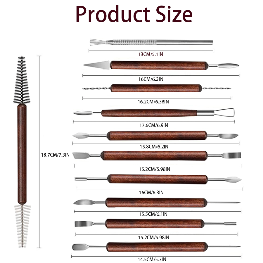 25/40Pcs Pottery & Clay Sculpt - Chisel Set Wood recensione e prezzo