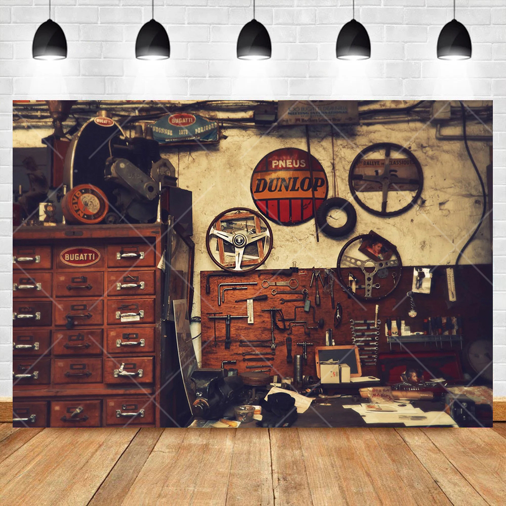 Retro Motorcycle Car Repairs G - Tools Workshop Kids recensione e prezzo