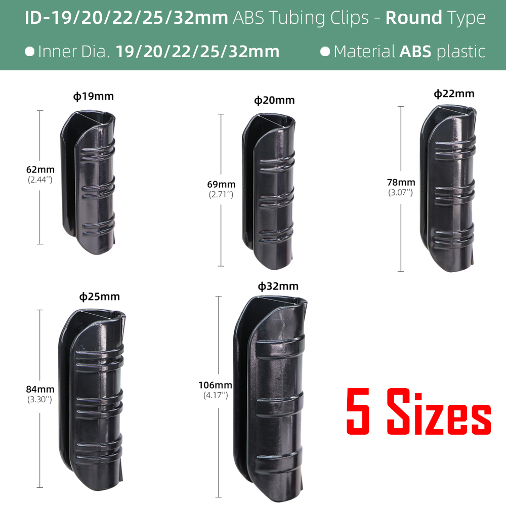 30PCS 19/20/22/25/32MM Garden  - Pipe Clamp Bar recensione e prezzo