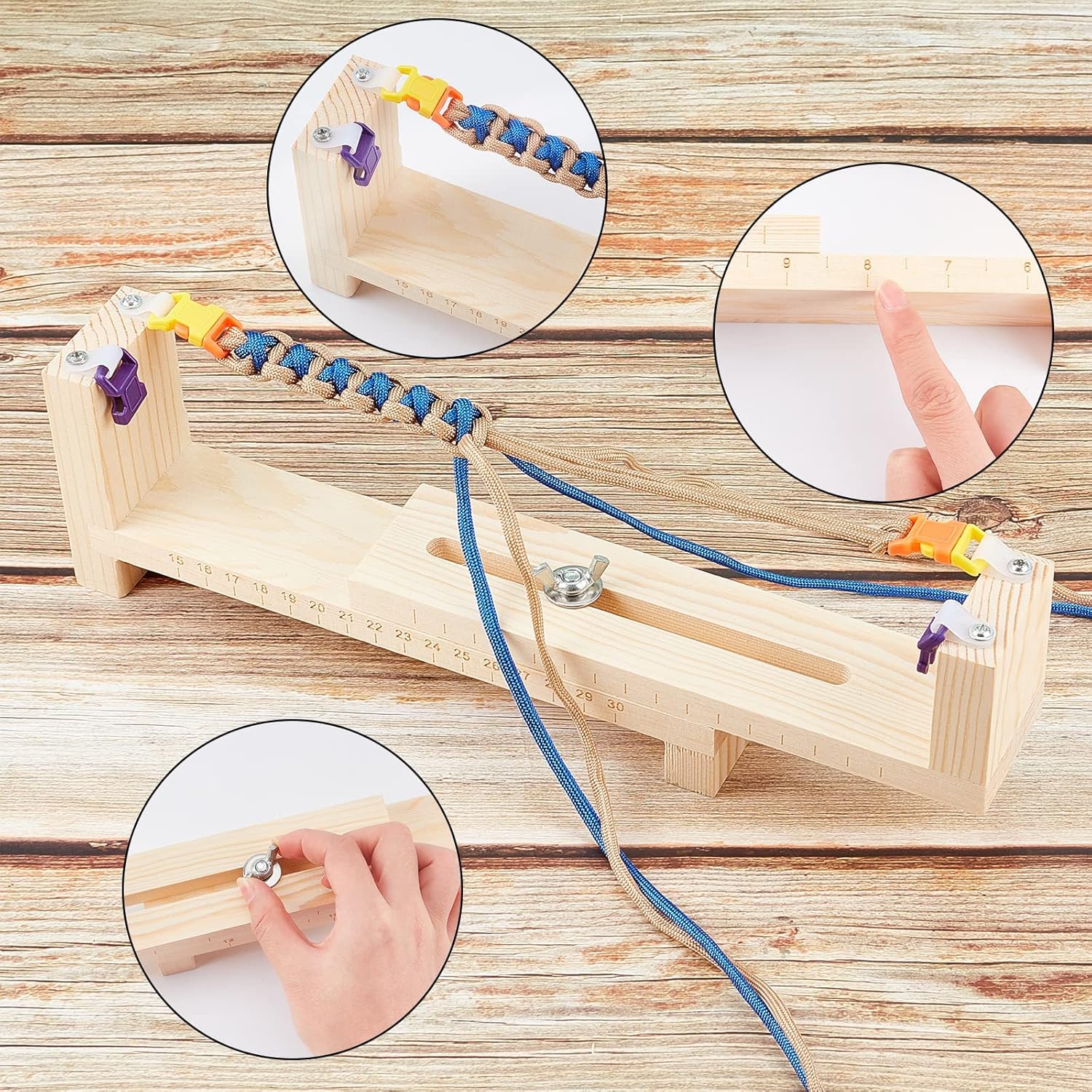 Wood Paracord Jig Bracelet Mak - Dowel Jig Kit recensione e prezzo