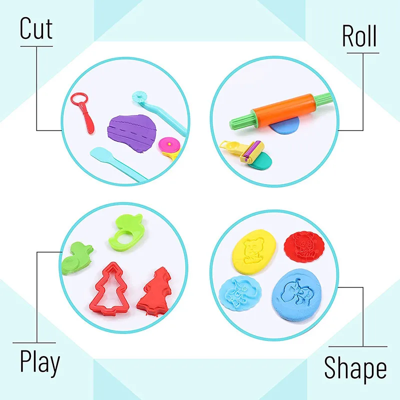Kids DIY Play Dough Art Craft  - Tools Workshop Kids recensione e prezzo