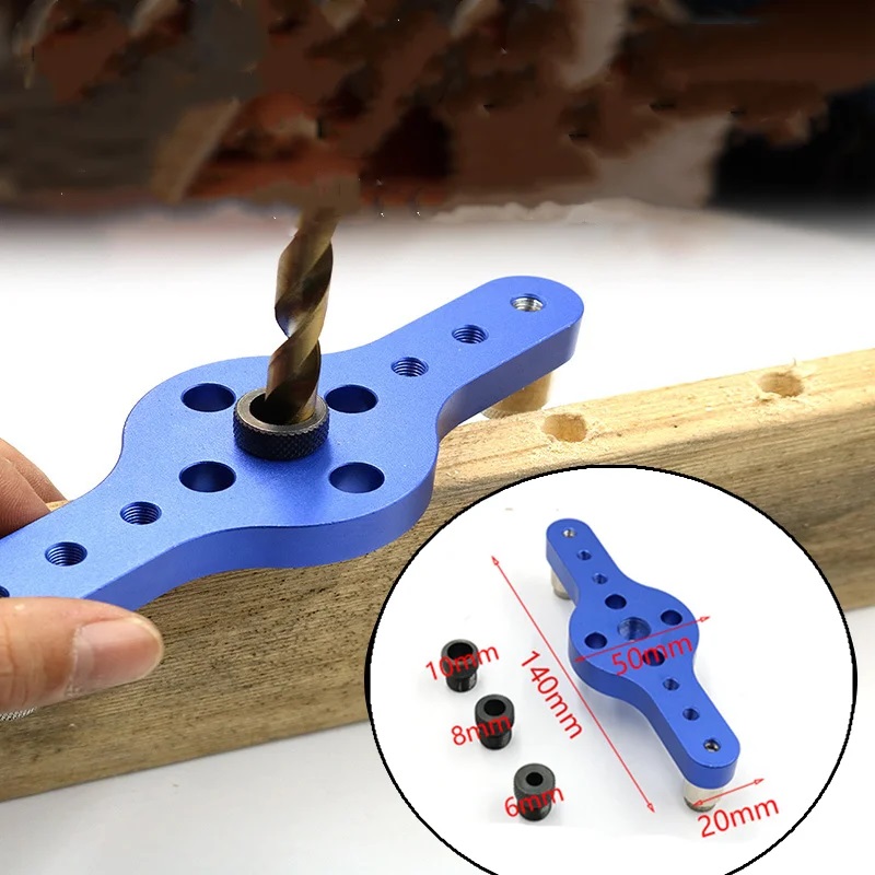 6/8/10mm Alloy Vertical Hole J - Dowel Jig Kit recensione e prezzo