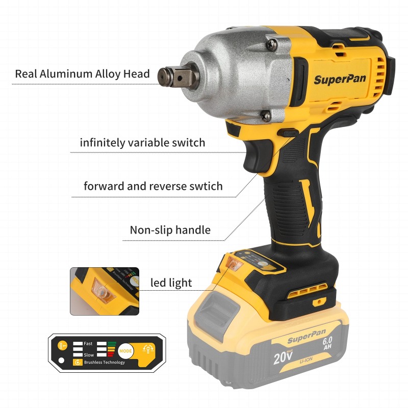 High Torque Cordless Impact Wr - Workshop Tools Uses recensione e prezzo