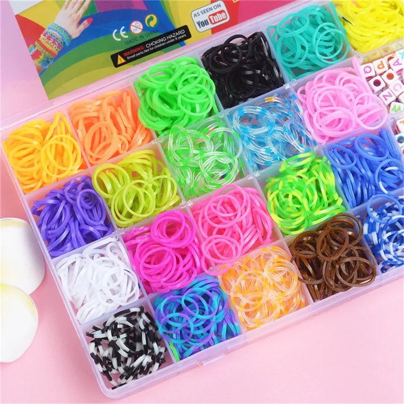 DIY Handmade Rubber Bands Loom - Tools Workshop Kids recensione e prezzo